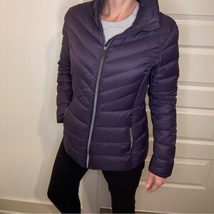 Michael Kors Women's Purple Puffer Jacket